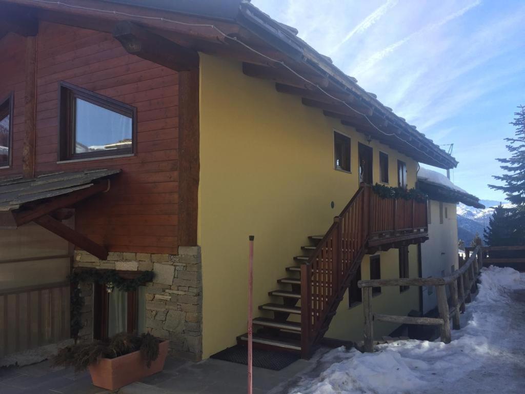 Baita Arianna Lägenhet Colle Colle Sestriere Exteriör bild
